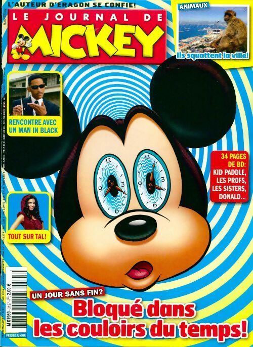 Livrenpoche : Le journal de Mickey n°3127 : Bloqué dans les couloirs du temps ! - Disney - Livre