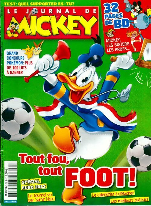 Livrenpoche : Le journal de Mickey n°3129 : Tout fou, tout foot ! - Disney - Livre