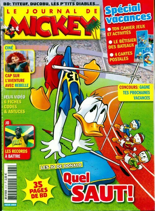 Livrenpoche : Le journal de Mickey n°3137 : Quel saut ! - Disney - Livre