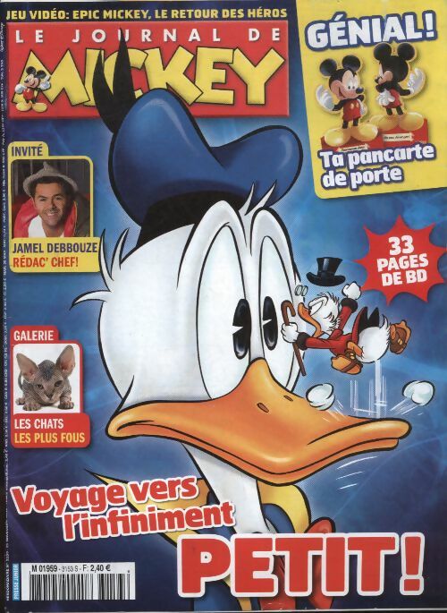 Livrenpoche : Le journal de Mickey n°3153 : Voyage vers l'infiniment petit ! - Disney - Livre