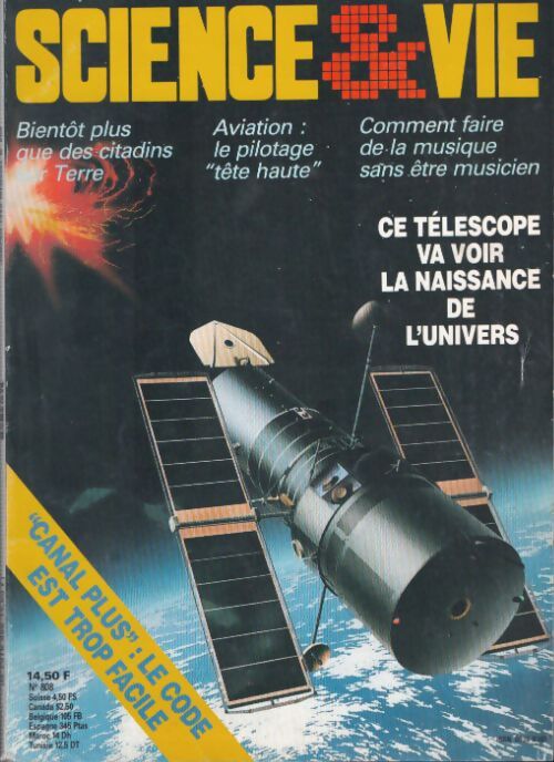 Livrenpoche : Science & vie n°808 : Ce télescope va voir la naissance de l'univers - Collectif - Livre