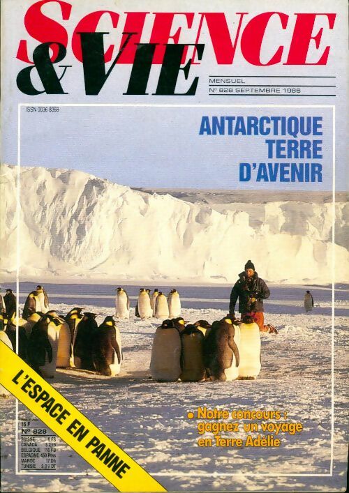 Livrenpoche : Science & vie n°828 : Antarctique terre d'avenir - Collectif - Livre