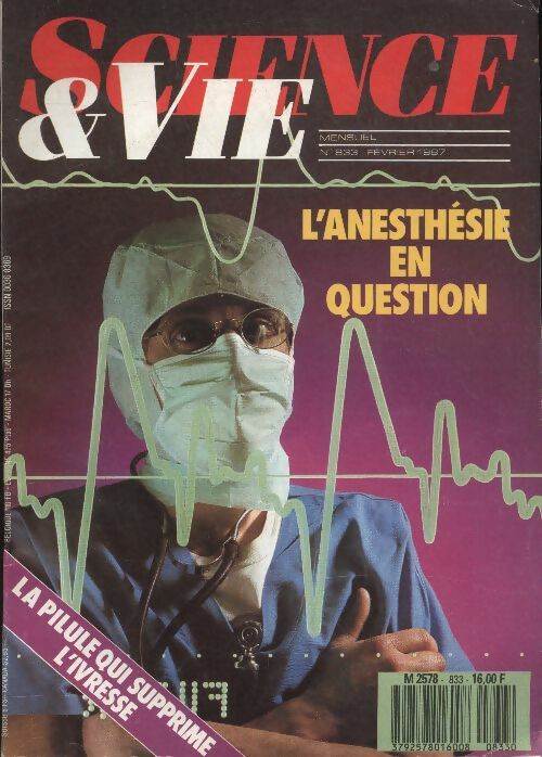 Livrenpoche : Science & vie n°833 : l'anesthésie en question - Collectif - Livre