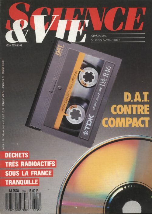 Livrenpoche : Science & vie n°835 : D.A.T contre compact - Collectif - Livre