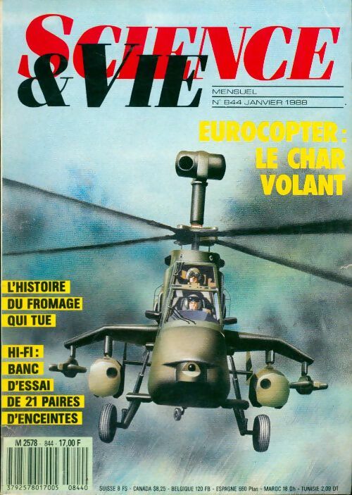 Livrenpoche : Science & vie n°844 : Eurocopter : le char volant - Collectif - Livre