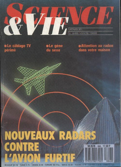 Livrenpoche : Science & vie n°846 : nouveaux radars contre l'avion furtif - Collectif - Livre
