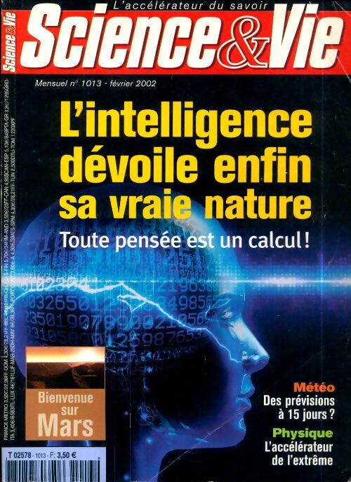 Livrenpoche : Science & vie n°1013 : L'intelligence dévoile enfin sa vraie nature - Collectif - Livre