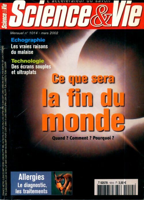 Livrenpoche : Science & vie n°1014 : Ce que sera la fin du monde - Collectif - Livre