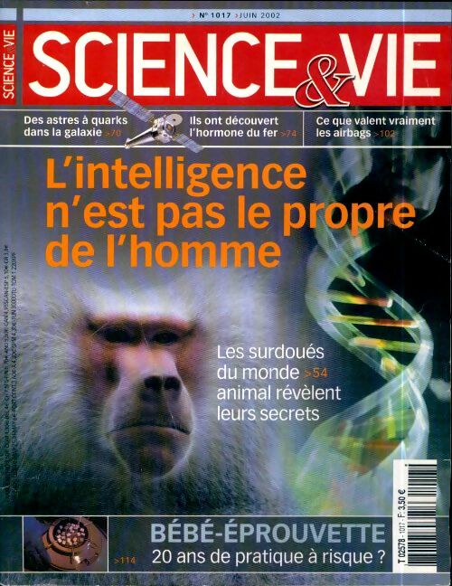 Livrenpoche : Science & vie n°1017 : L'intelligence n'est pas le propre de l'homme - Collectif - Livre
