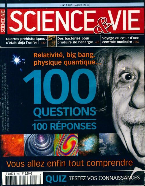 Livrenpoche : Science & vie n°1031 : 100 questions, 100 réponses - Collectif - Livre