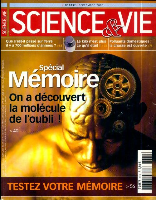 Livrenpoche : Science & vie n°1032 : Spécial mémoire - Collectif - Livre