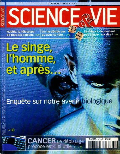 Livrenpoche : Science & vie n°1036 : Le singe, l'homme et après... - Collectif - Livre