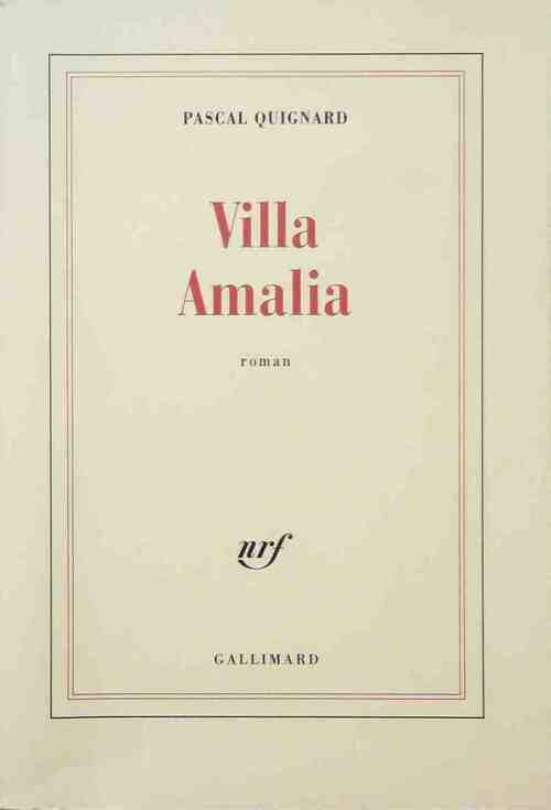 Livrenpoche : Villa Amalia - Pascal Quignard - Livre