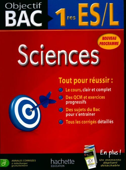 Sciences 1res ES, L 2014 - Collectif -  Hachette Education GF - Livre