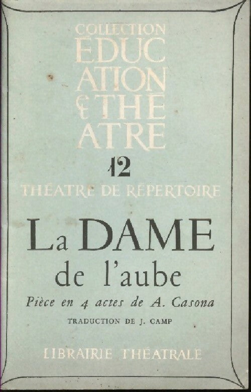 Livrenpoche : La dame de l'aube - A. Casona - Livre