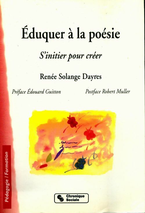Livrenpoche : Eduquer à la poésie - Renée Solange Dayres - Livre