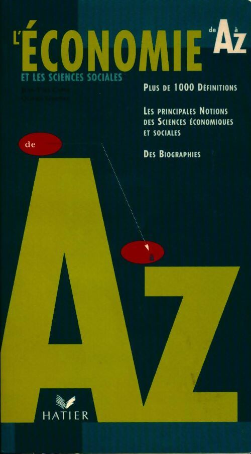 Livrenpoche : L'économie et les sciences sociales de A à Z - Collectif - Livre