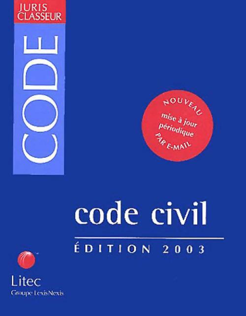 Livrenpoche : Code civil 2003 - André Lucas - Livre