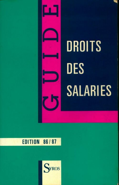 Livrenpoche : Droit des salariés - Collectif - Livre