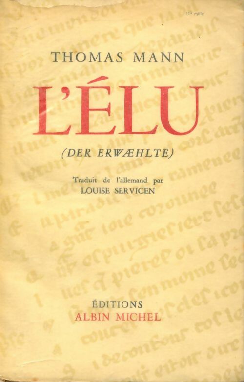 Livrenpoche : L'élu - Thomas Mann - Livre