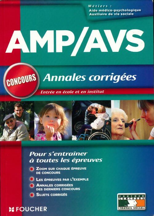 Livrenpoche : AMP/AVS - Annales corrigées concours - Valérie Béal - Livre