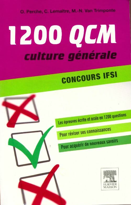 Livrenpoche : 1200 QCM culture générale. Concours IFSI - Collectif - Livre