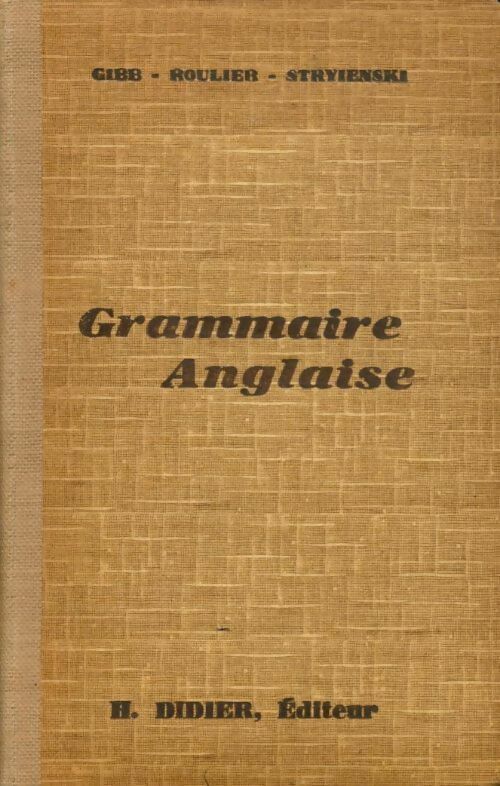 Livrenpoche : Grammaire anglaise - Gibb - Livre