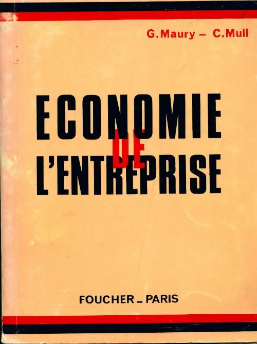 Livrenpoche : Economie de l'entreprise - Gérard Maury - Livre