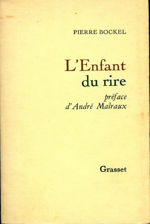 Livrenpoche : L'enfant du rire - Pierre Bockel - Livre