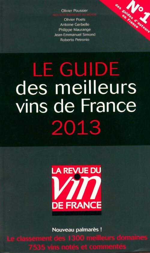 Livrenpoche : Le guide des meilleurs vins de France 2013 - Collectif - Livre