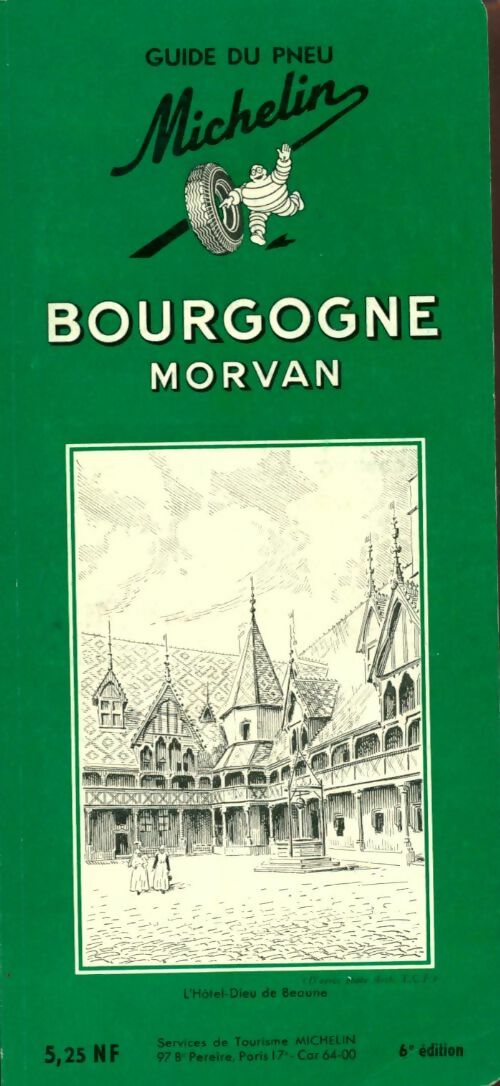Bourgogne Morvan 1961 - Collectif -  Le Guide vert - Livre