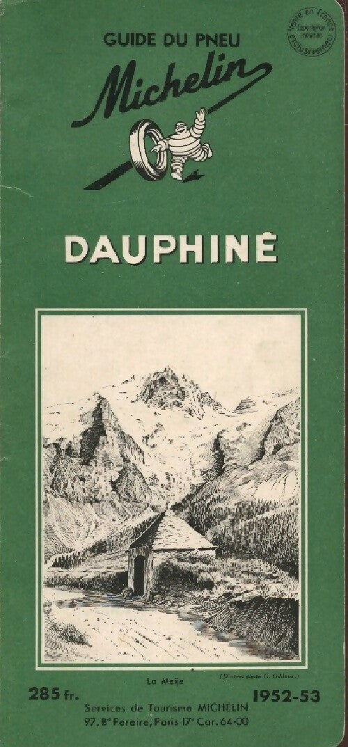 Dauphiné 1952-53 - Inconnu -  Le Guide vert - Livre