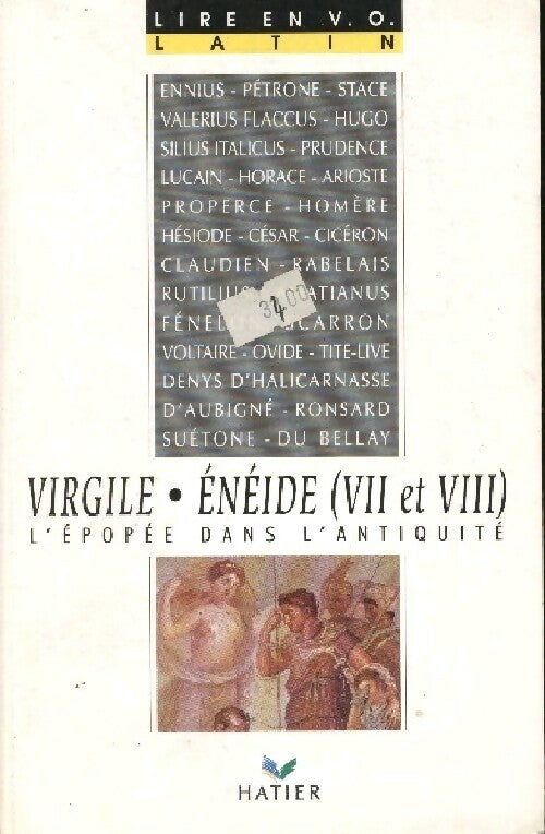 L'énéide (VII et VIII) - Virgile -  Lire en V.O. - Livre