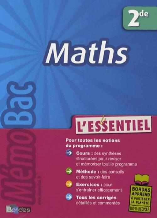Maths Seconde - Michel Szwarcbaum -  Mémo Bac - Livre
