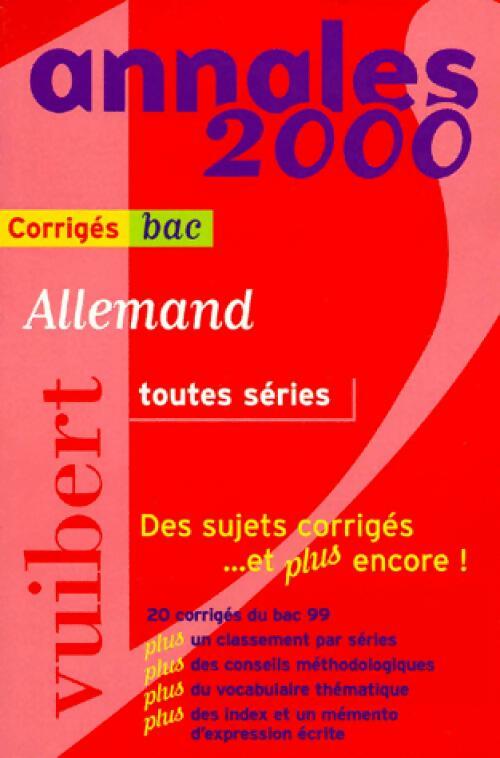 Livrenpoche : Allemand toutes séries 2000 corrigés - Fabrice Malkani - Livre