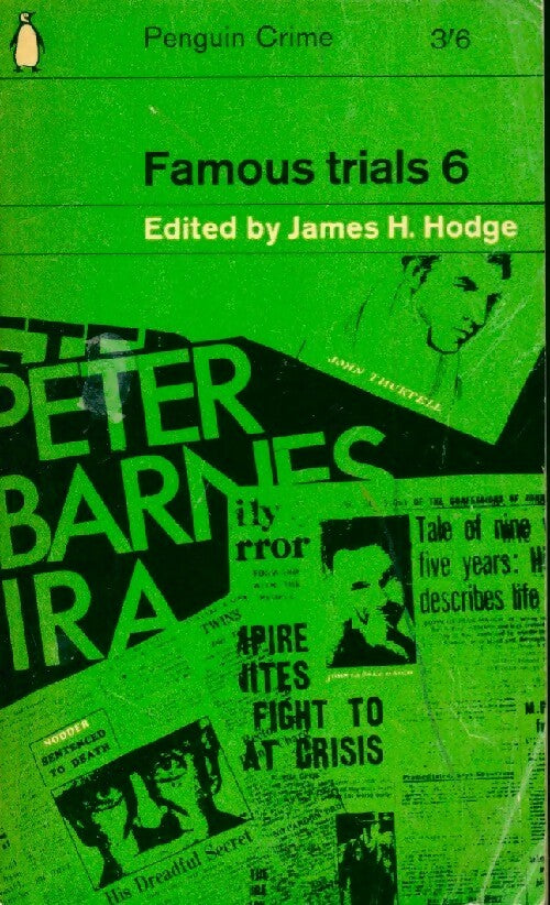 Livrenpoche : Famous trials 6 - James H. Hodge - Livre