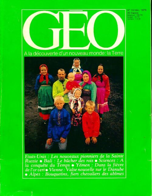 Livrenpoche : Géo n°10 : Etats-Unis / Bali / Sciences / Yémen / ... - Collectif - Livre