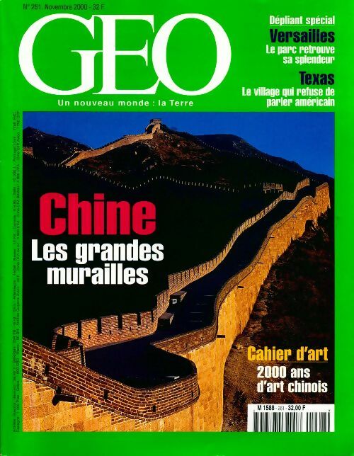Livrenpoche : Géo n°261 : Chine. Les grandes murailles - Collectif - Livre