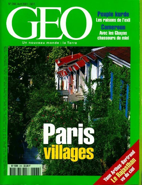 Livrenpoche : Géo n°266 : Paris village - Collectif - Livre