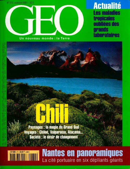 Livrenpoche : Géo n°272 : Chili - Collectif - Livre