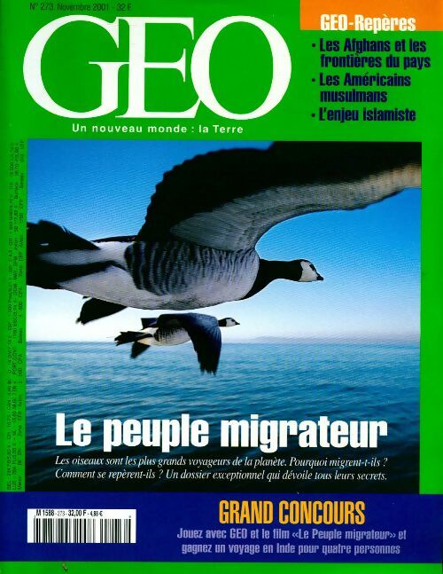 Livrenpoche : Géo n°273 : Le peuple migrateur - Collectif - Livre