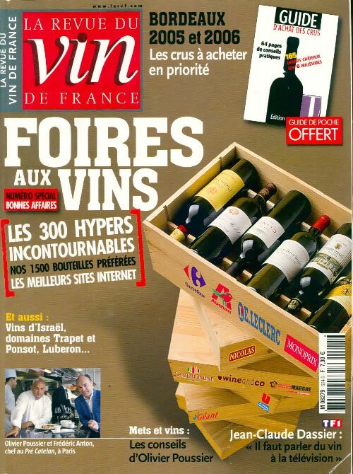 Livrenpoche : La revue du vin de France n°524 : Foires aux vins 2005 - Collectif - Livre