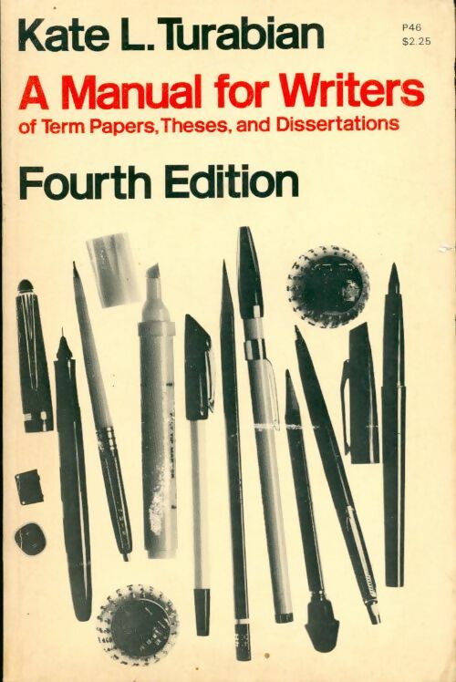 Livrenpoche : A manual for writers - Kate Turabian - Livre
