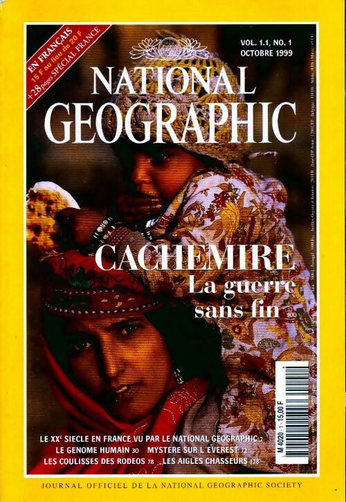 Livrenpoche : National Geographic n°1 : Cachemire, la guerre sans fin - Collectif - Livre