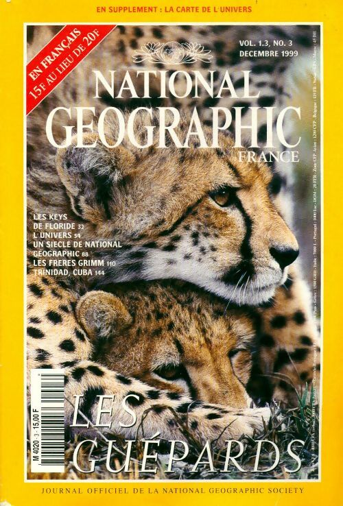 Livrenpoche : National Geographic n°3 : Les guépards - Collectif - Livre