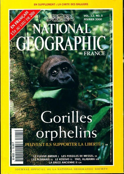 Livrenpoche : National Geographic n°5 : Gorilles orphelins - Collectif - Livre