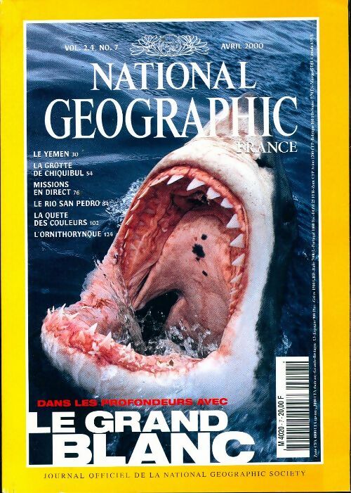 Livrenpoche : National Geographic n°7 : Le grand blanc - Collectif - Livre