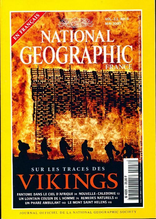 Livrenpoche : National Geographic n°8 : Sur les traces des vikings - Collectif - Livre
