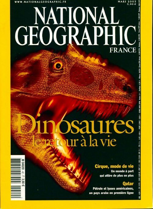 Livrenpoche : National Geographic n°42 : Dinosaures, le retour à la vie - Collectif - Livre