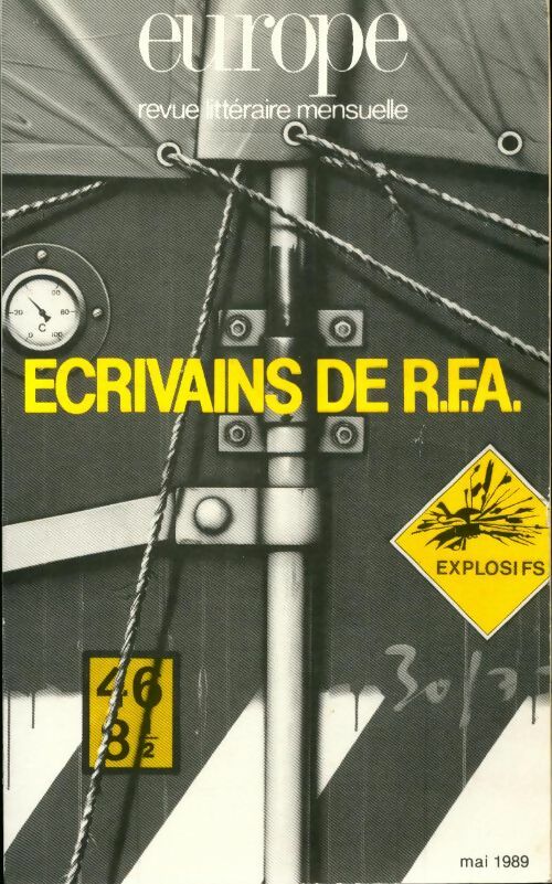 Livrenpoche : Europe n°721 : Ecrivains de RFA - Collectif - Livre